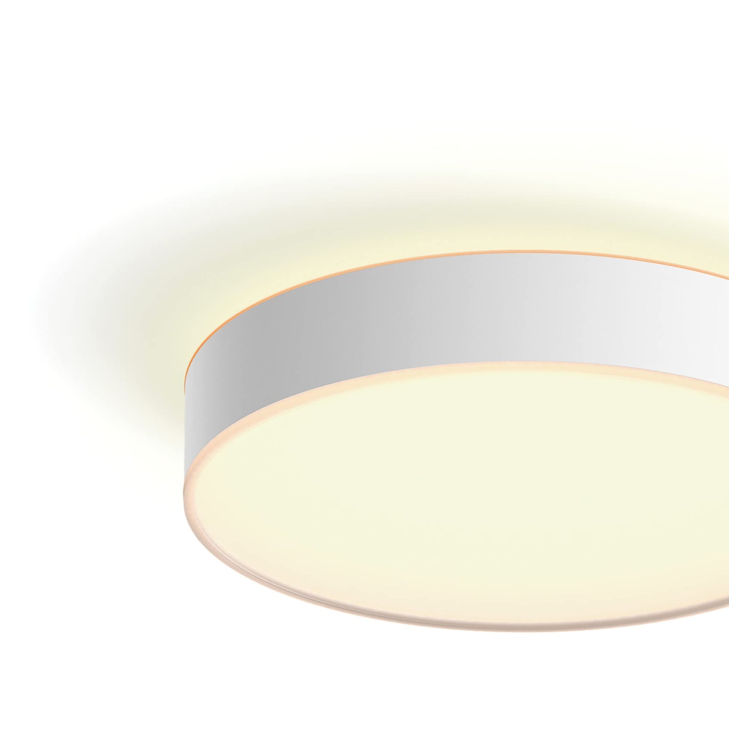 Philips Hue – Lámpara inteligente, Hue Enrave XL, Lámpara de Techo LED Inteligente, Luz Blanca de Cálida a Fría, Compatible con Alexa y Google Home, Color Blanco