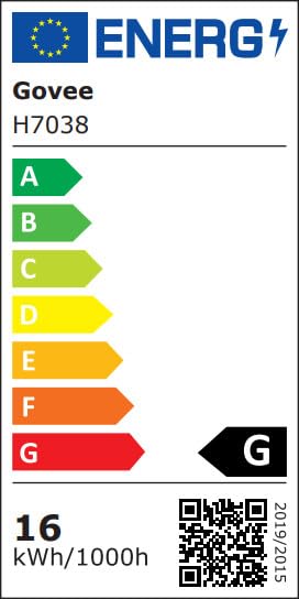 Govee Guirnalda de Luces Inteligentes para Exteriores 2, 30M RGBIC Luces para Exteriores, Bombillas LED Blancas cálidas, Patio Trasero, IP65 Prueba de Agua, Funciona con Alexa, Control de Aplicacione
