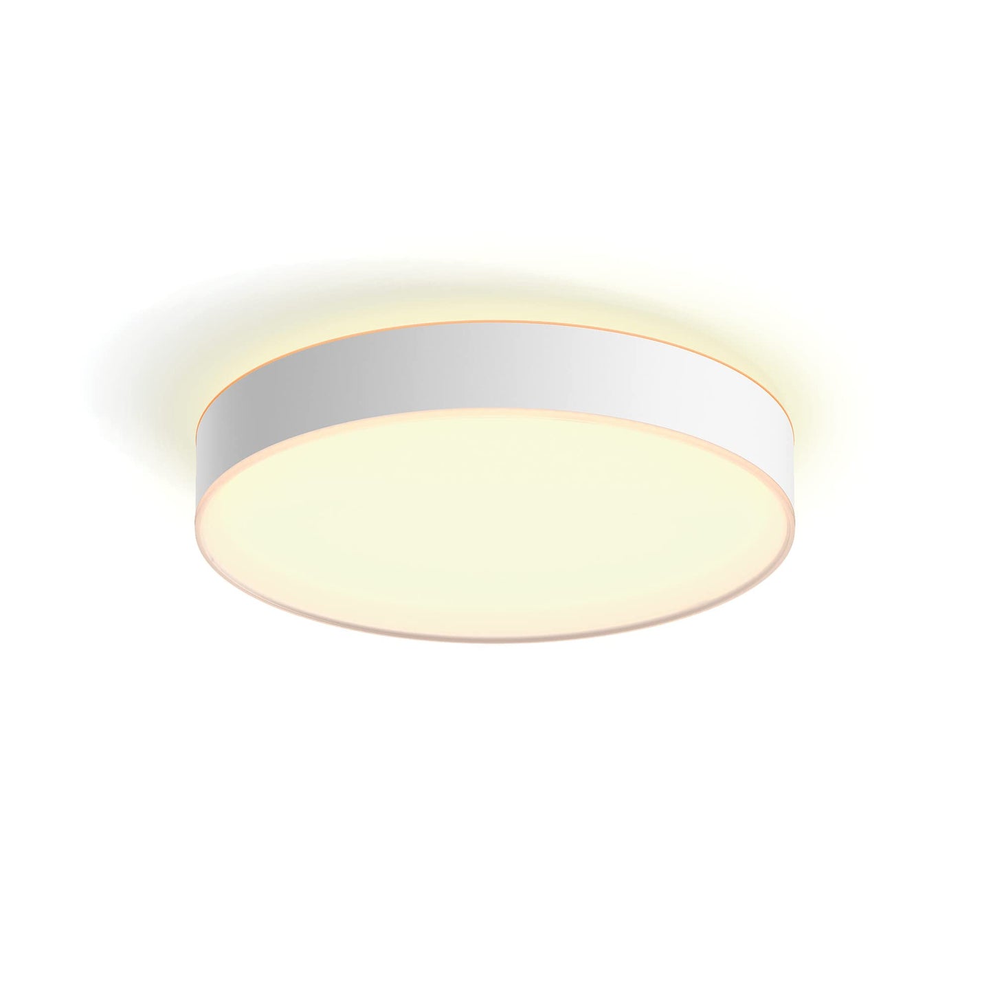 Philips Hue – Lámpara inteligente, Hue Enrave XL, Lámpara de Techo LED Inteligente, Luz Blanca de Cálida a Fría, Compatible con Alexa y Google Home, Color Blanco