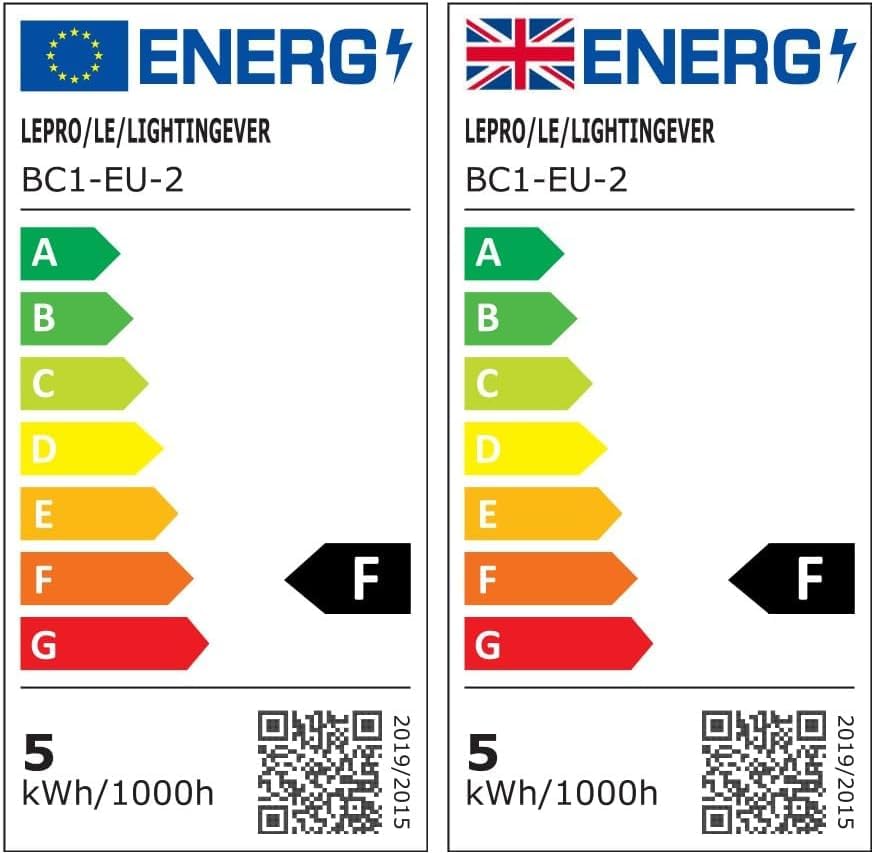 Lepro BC1 Smart Bulbs E14 – RGB, Voice Control, Music Sync (2 Pack)