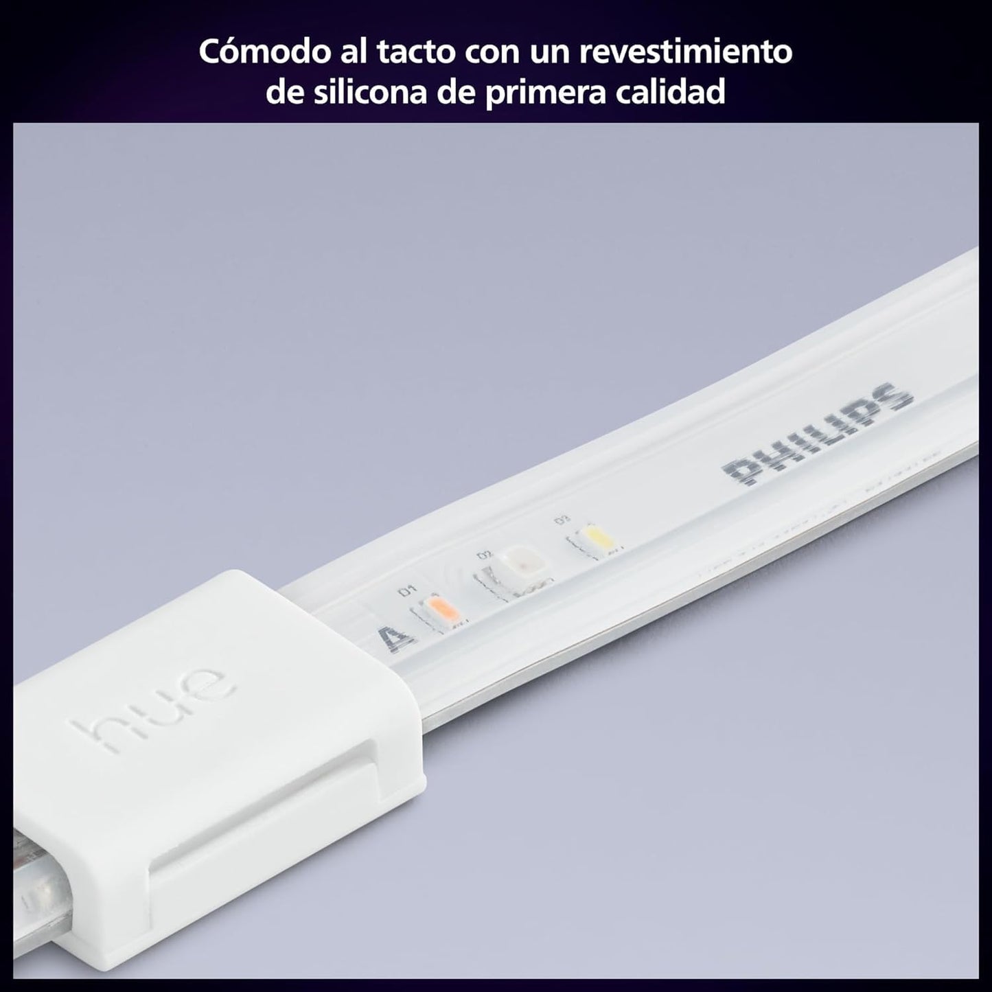 Philips Hue Solo 10M - Tira de luces LED Inteligente (1 x 10 m), tira de luces de colores ideal para iluminación interior, control con Hue App, compatible con Alexa, Google Assistant y Apple HomeKit
