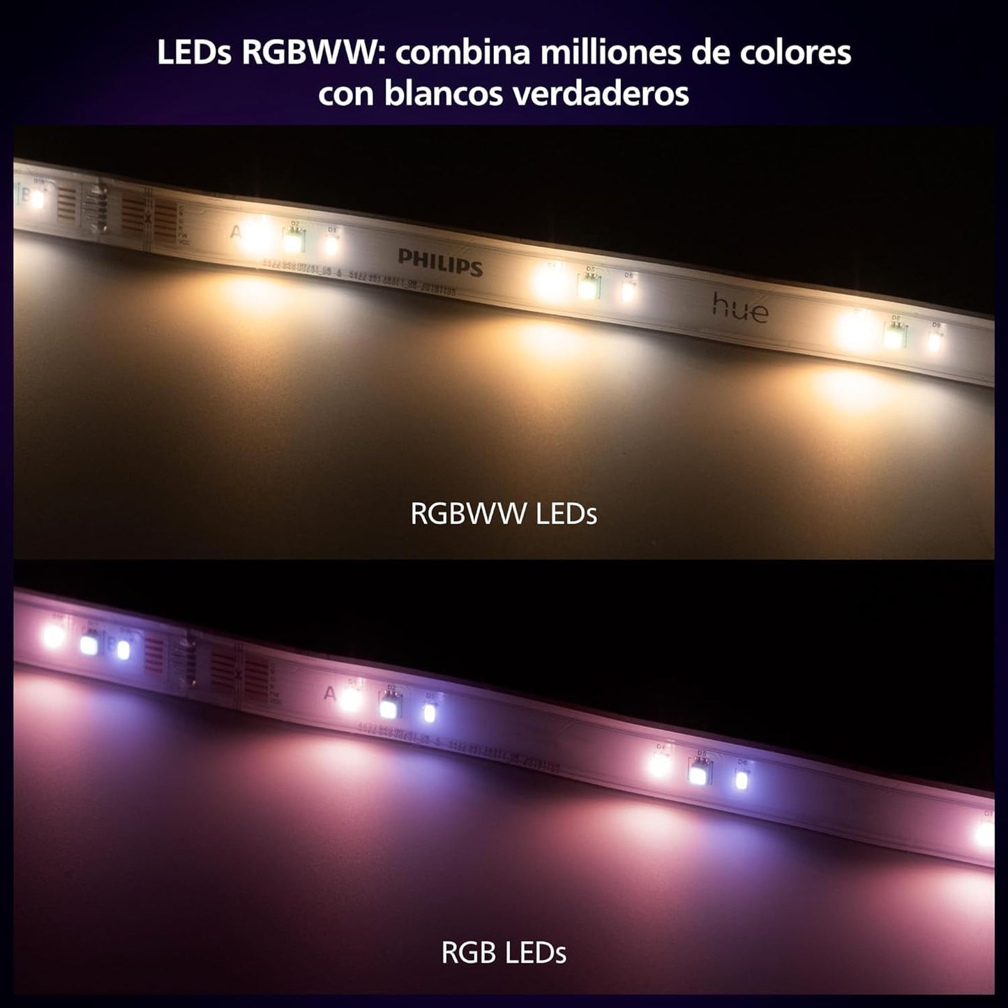 Philips Hue Solo 10M - Tira de luces LED Inteligente (1 x 10 m), tira de luces de colores ideal para iluminación interior, control con Hue App, compatible con Alexa, Google Assistant y Apple HomeKit