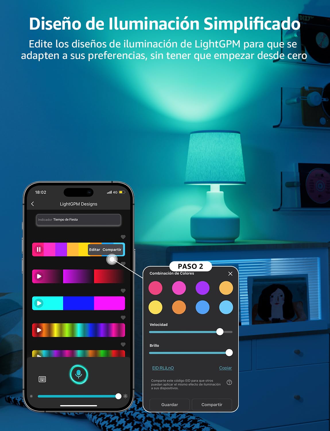 Lepro BC1 Smart Bulbs E14 – RGB, Voice Control, Music Sync (2 Pack)