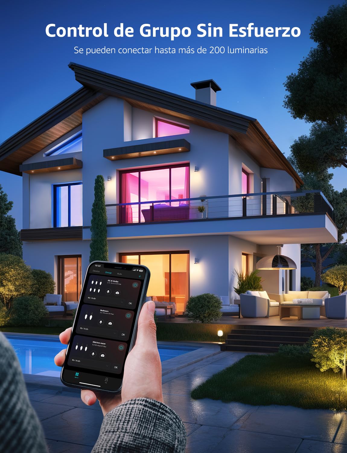 Lepro BC1 Smart Bulbs E14 – RGB, Voice Control, Music Sync (2 Pack)