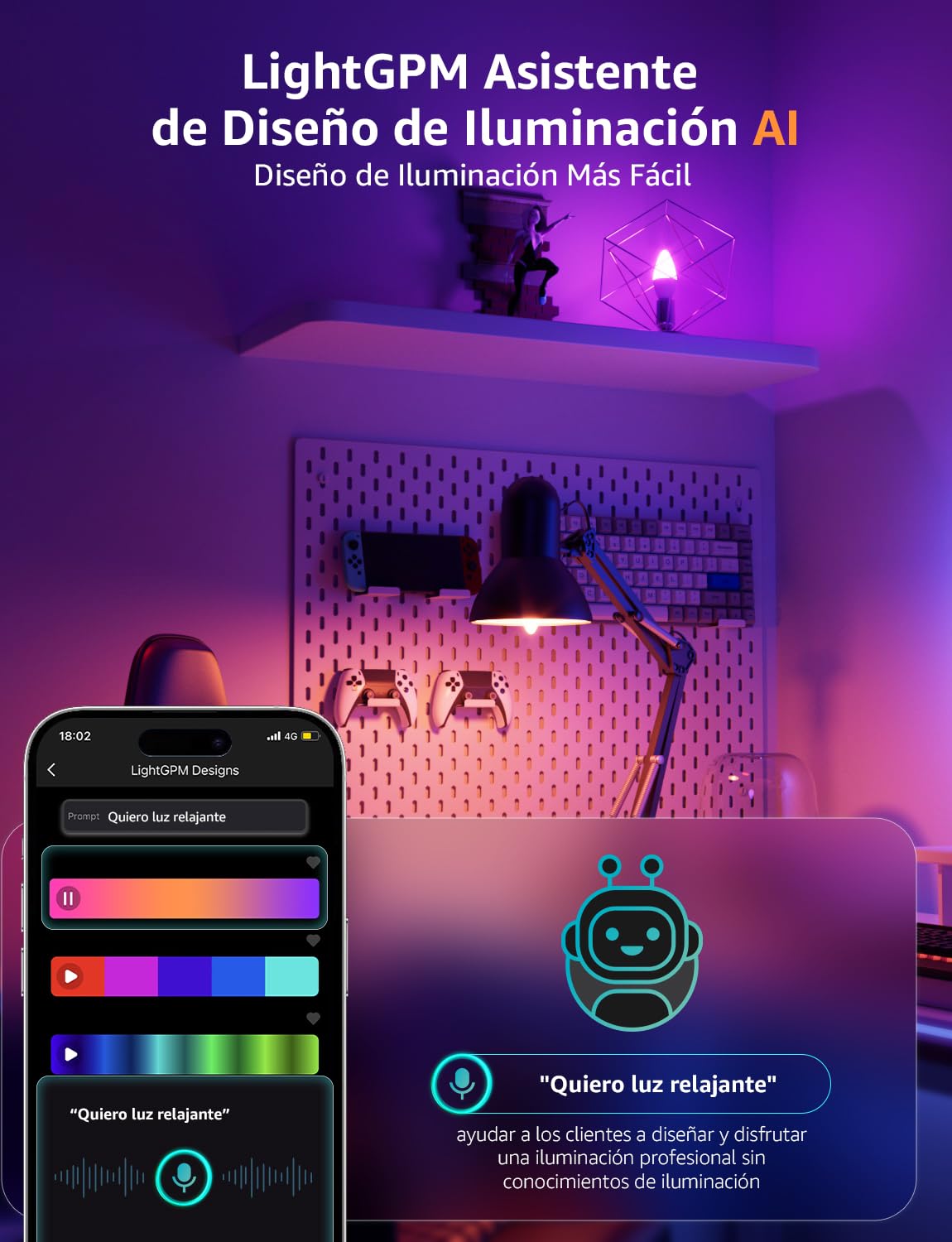 Lepro BC1 Smart Bulbs E14 – RGB, Voice Control, Music Sync (2 Pack)