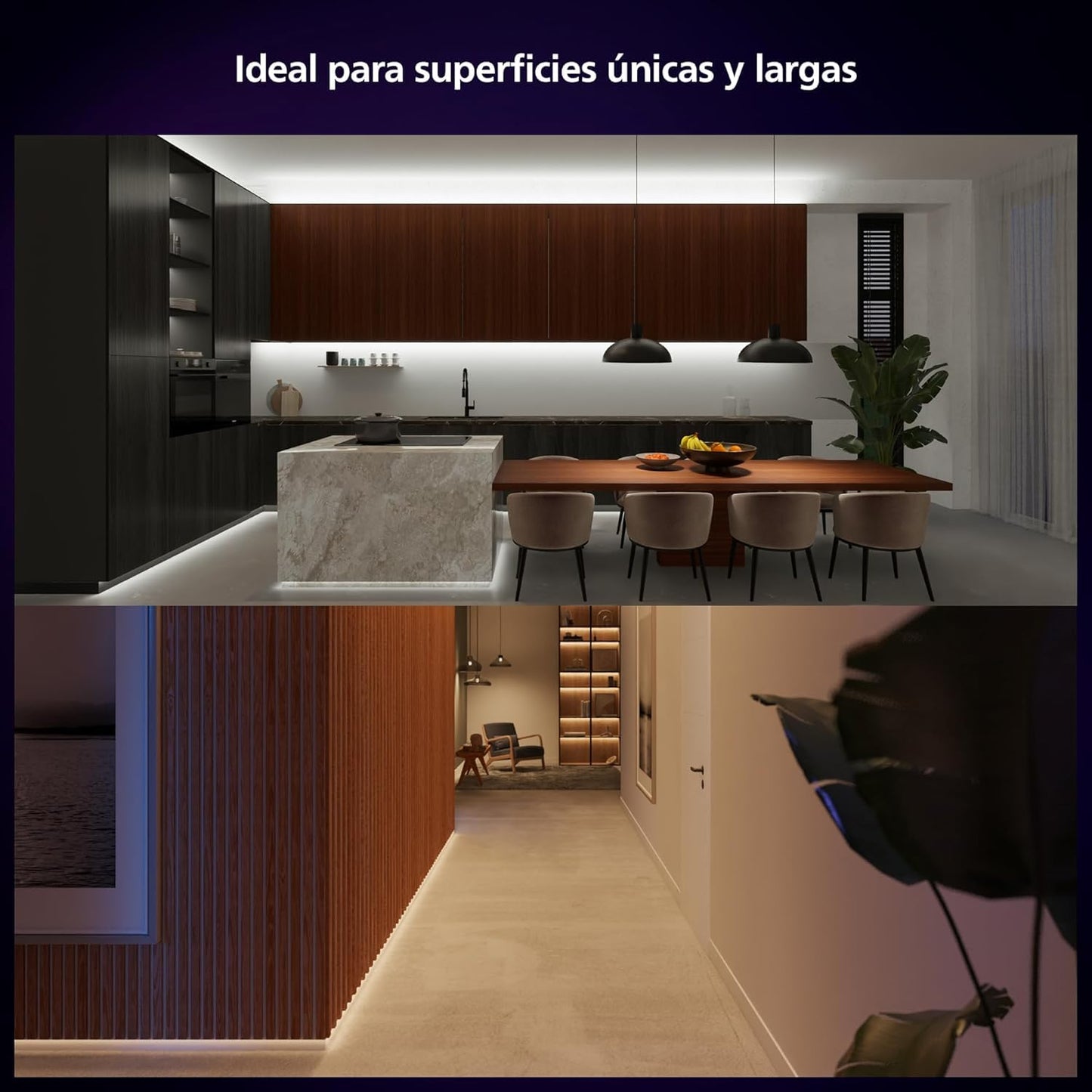Philips Hue Solo 10M - Tira de luces LED Inteligente (1 x 10 m), tira de luces de colores ideal para iluminación interior, control con Hue App, compatible con Alexa, Google Assistant y Apple HomeKit
