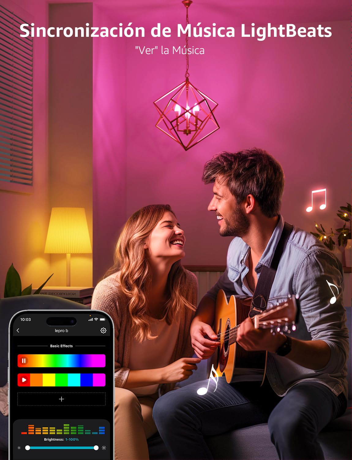 Lepro BC1 Smart Bulbs E14 – RGB, Voice Control, Music Sync (2 Pack)