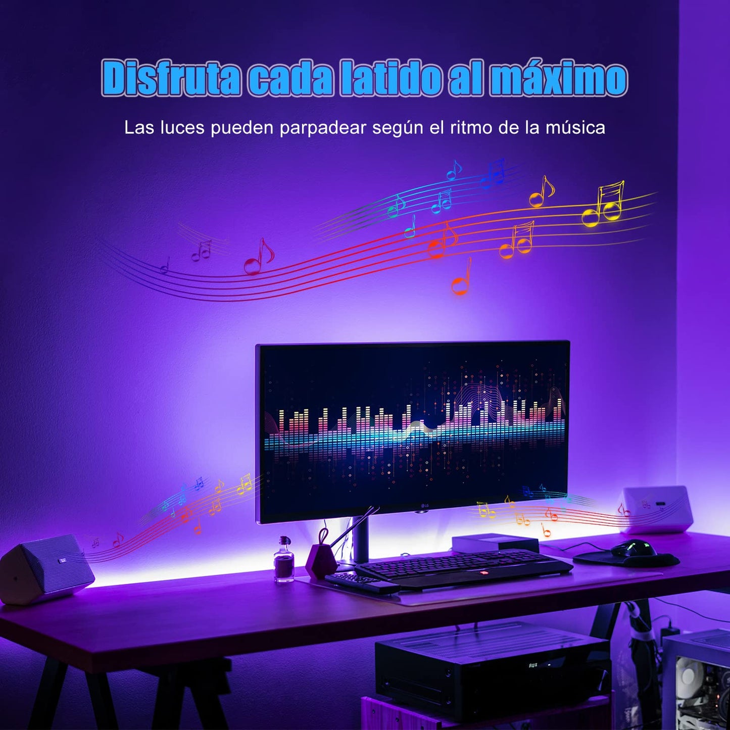 Diyife Smart LED Strip 5m – Voice, App & Music Sync