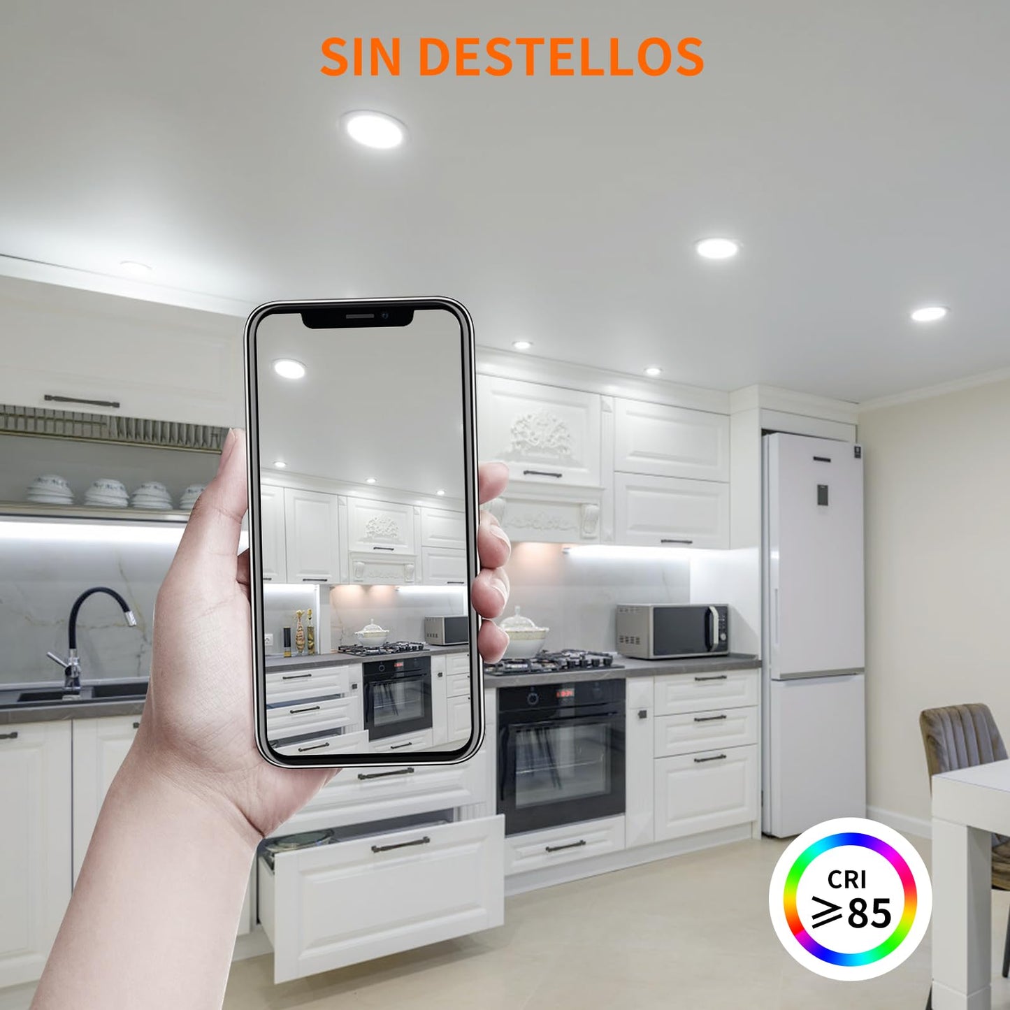 DUSKTEC Smart LED Downlights – Voice & App Control, 10W (6 Pack)