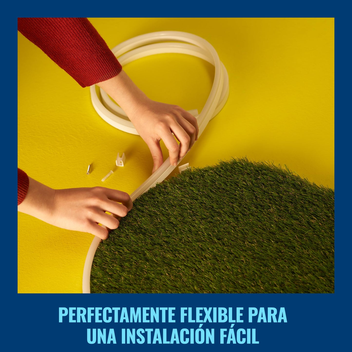 WiZ - Tira Led Inteligente para Exterior, Luz Blanca y de Colores, Wi-Fi, Control por Voz, Compatible con Alexa y Google Home