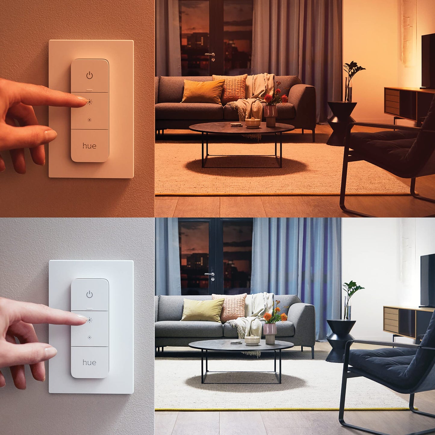Philips Hue – Lámpara inteligente, Hue Fair, Lámpara Colgante LED Inteligente, Luz Blanca de cálida a fría, Compatible con Alexa y Google Home, Color Negro