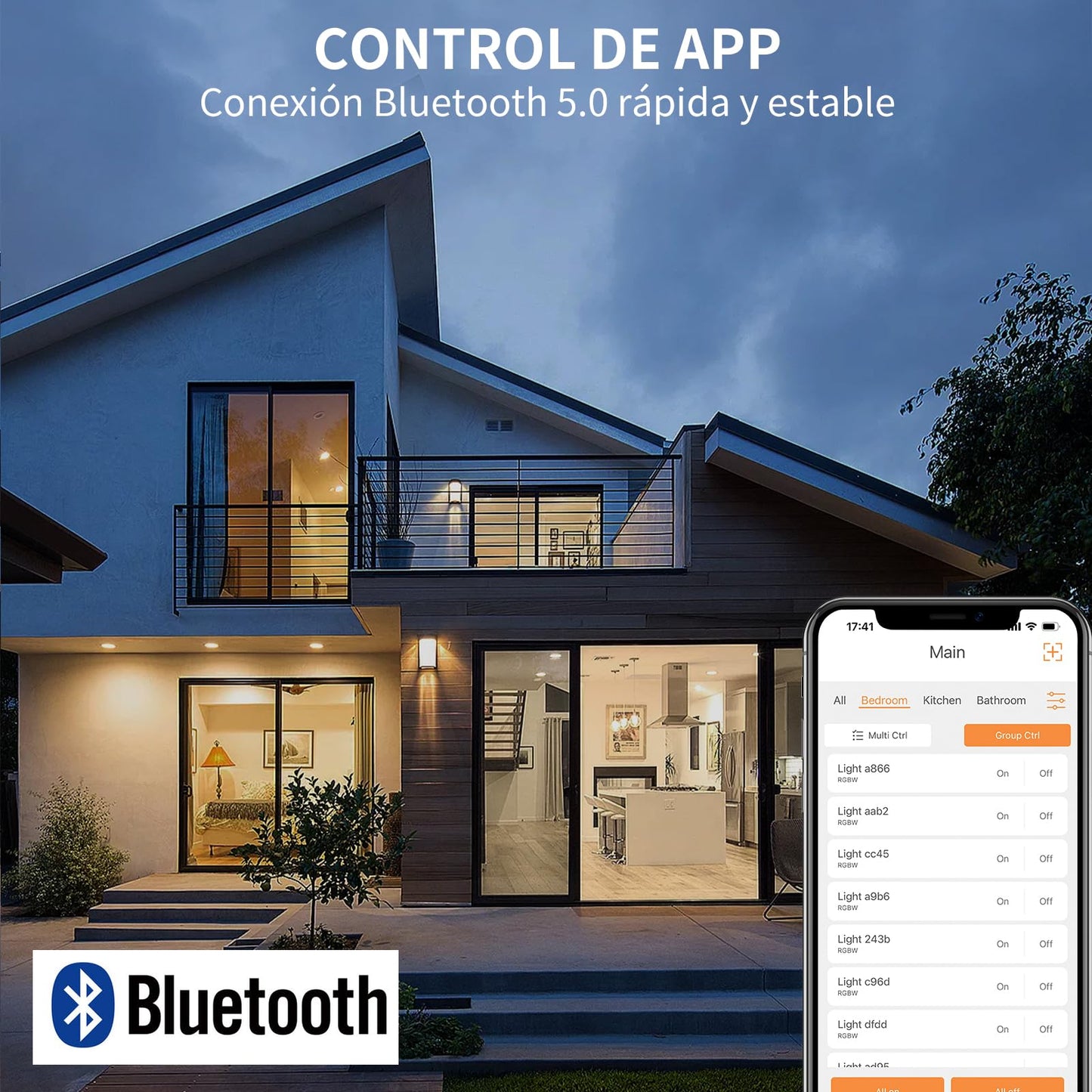 DUSKTEC Smart LED Downlights – Voice & App Control, 10W (6 Pack)