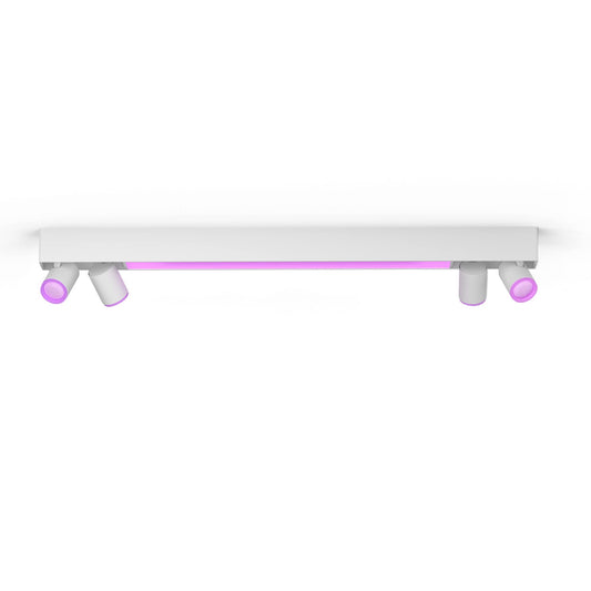 Philips Hue – Lámpara inteligente, Hue Centris, Foco LED Inteligente, Luz Blanca y de Colores, Compatible con Alexa y Google Home, Color Blanco