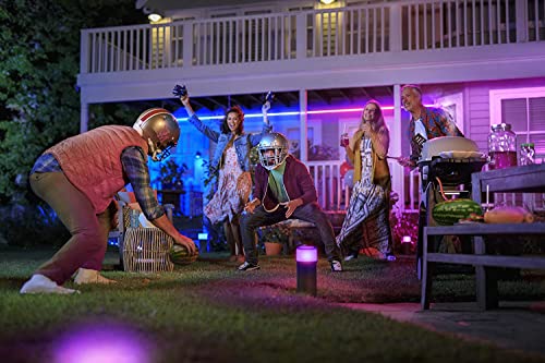 Philips Hue - Tira Led inteligente Exterior 5m y Alimentador, 1650lm, control App o Bluetooth, Sumergible (IP67), Luz Blanca y luces de colores, Compatible con Alexa y Google Home [clase energética G]