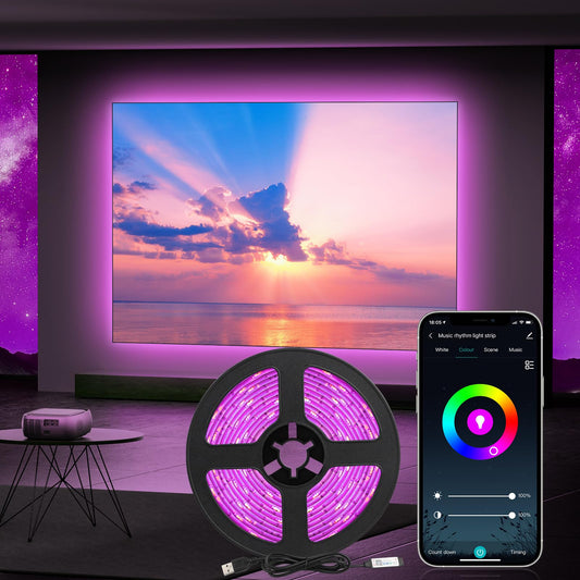 Diyife Smart LED Strip 5m – Voice, App & Music Sync